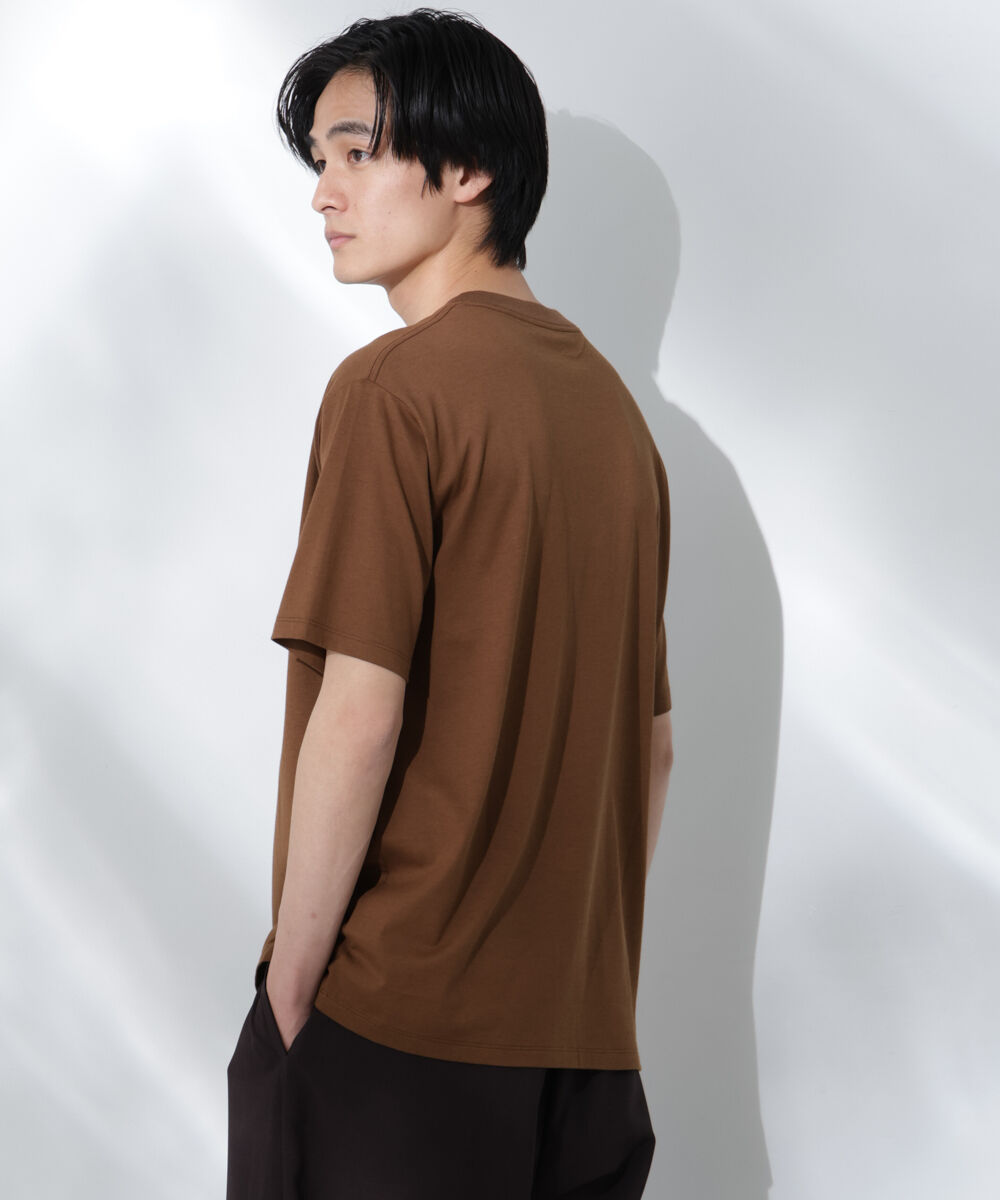 nano･universe「Anti Soaked(R)汗染み防止 De Light ミドルシルエットTシャツ」|Tシャツ・カットソー|