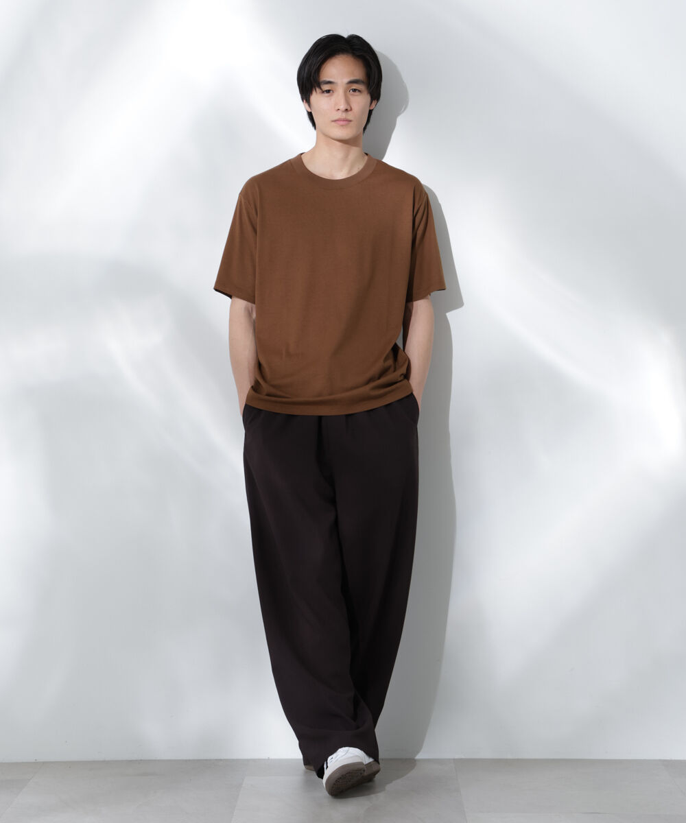 nano･universe「Anti Soaked(R)汗染み防止 De Light ミドルシルエットTシャツ」|Tシャツ・カットソー|