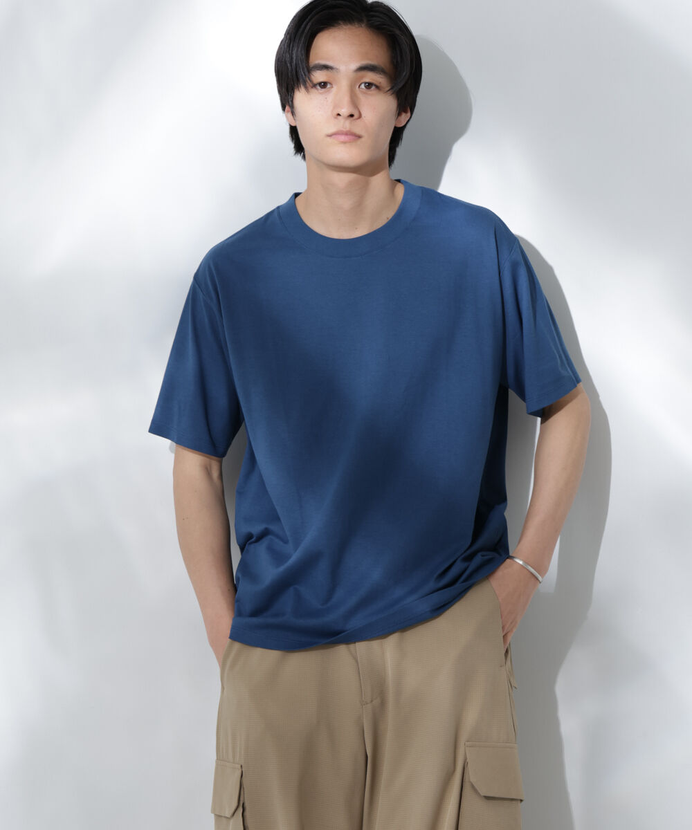 nano･universe「Anti Soaked(R)汗染み防止 De Light ミドルシルエットTシャツ」|Tシャツ・カットソー|