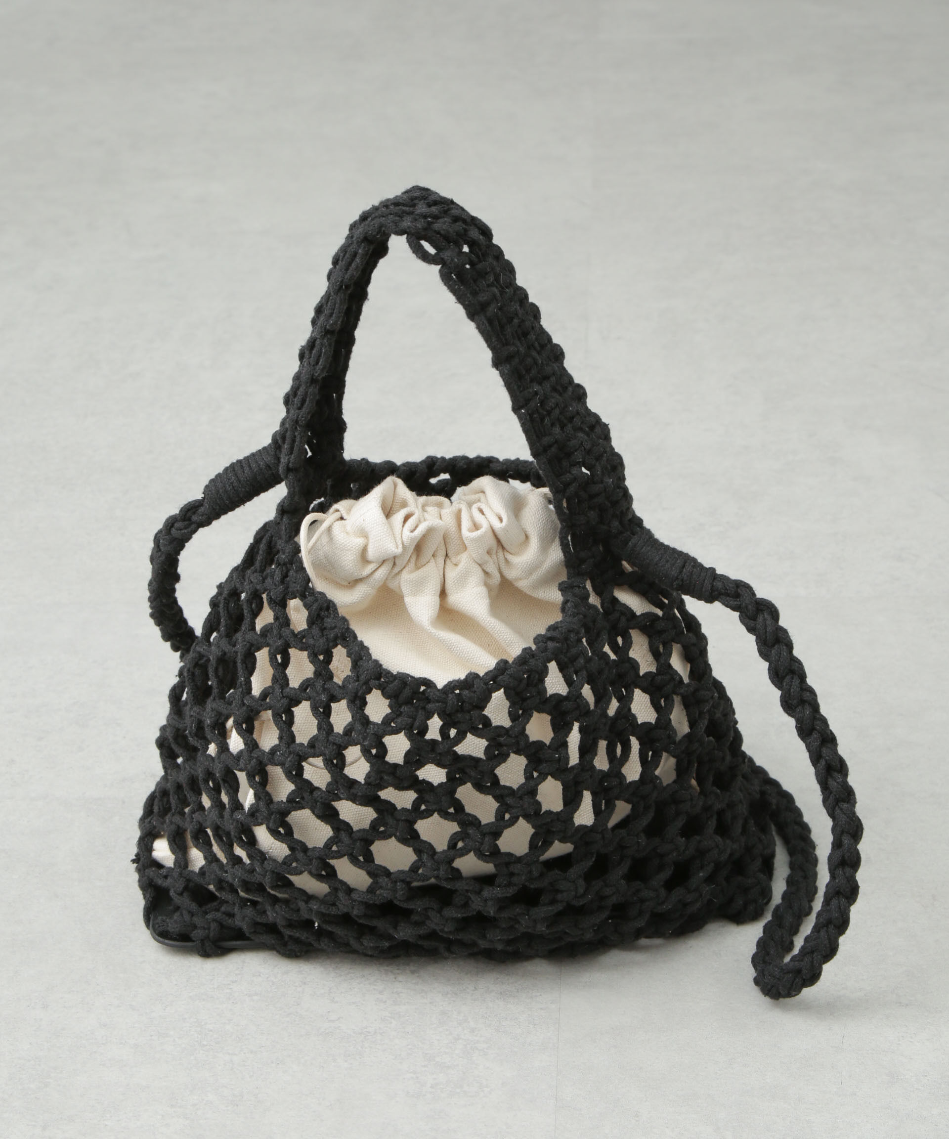 nano･universe「マクラメ編みショルダーバッグ」|ショルダー・メッセンジャー|