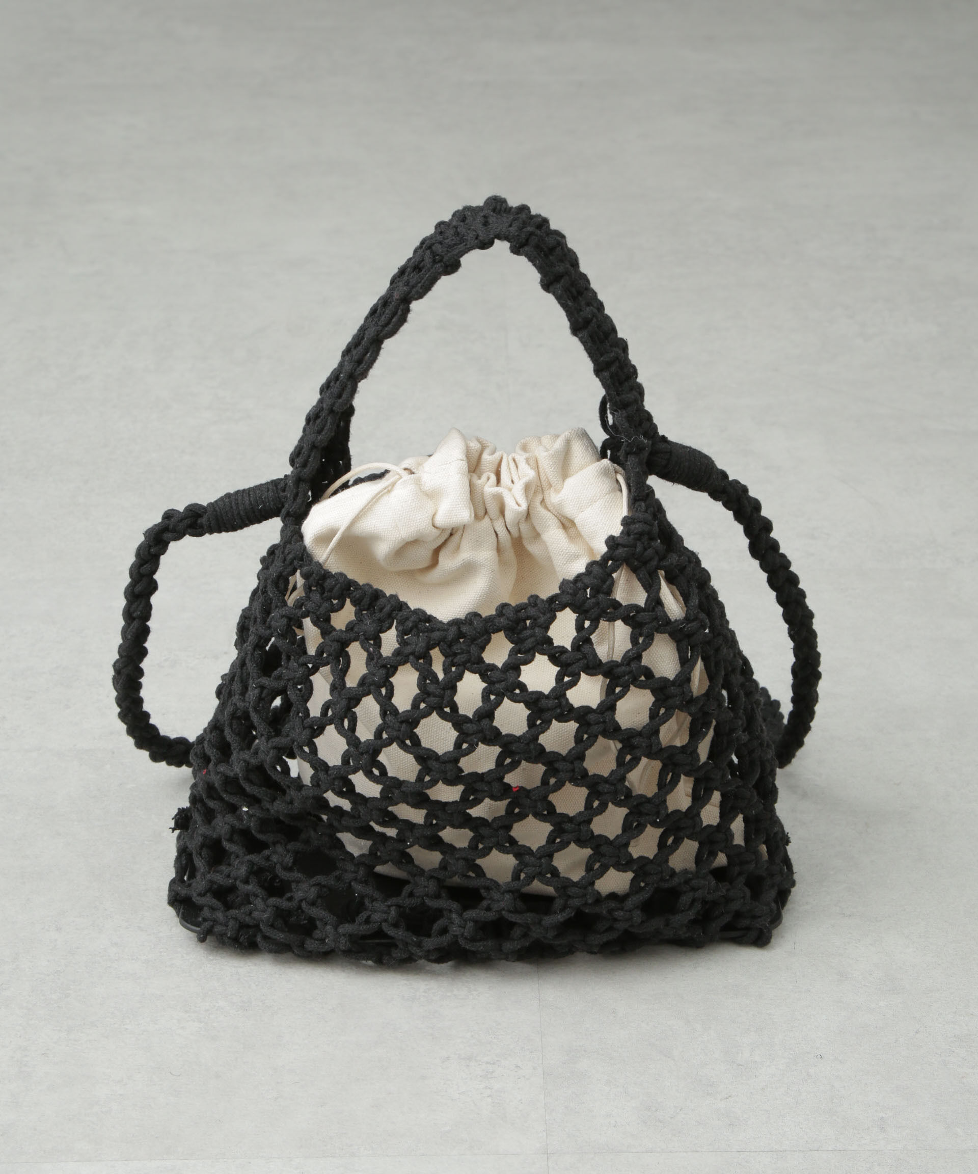 nano･universe「マクラメ編みショルダーバッグ」|ショルダー・メッセンジャー|