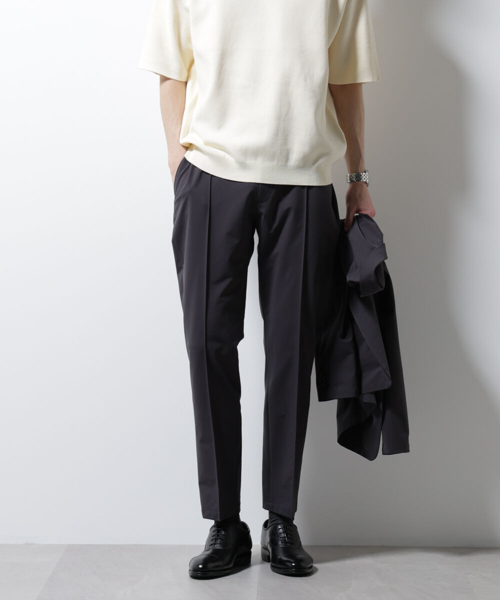 nano･universe「｢N TROUSERS BASIC｣ﾀﾞﾝﾄﾂｵﾁｰﾙ防汚ﾃｯｸｽﾄﾚｯﾁﾊﾟﾝﾂ(ｾｯ  」|スーツ|