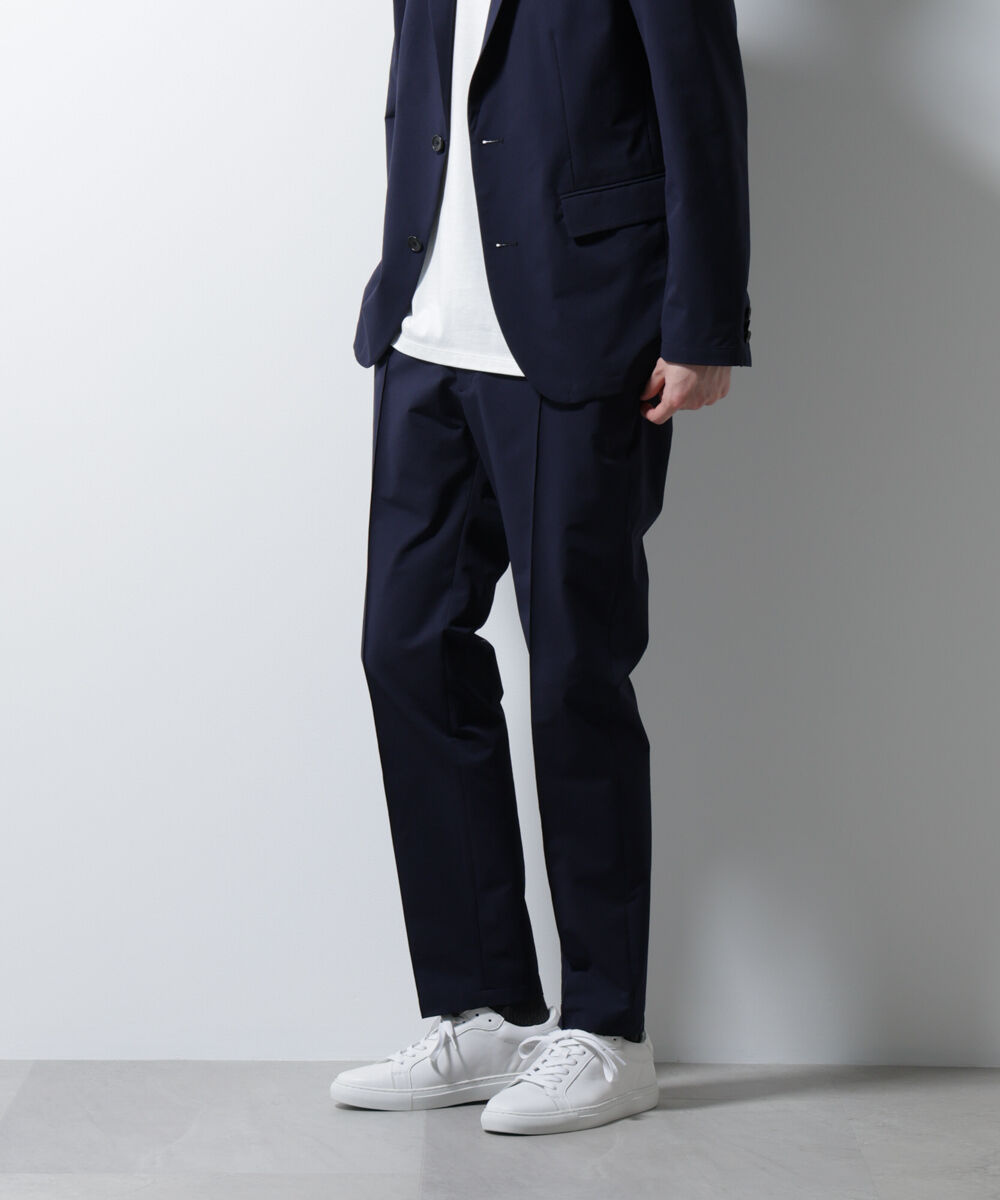 nano･universe「｢N TROUSERS BASIC｣ﾀﾞﾝﾄﾂｵﾁｰﾙ防汚ﾃｯｸｽﾄﾚｯﾁﾊﾟﾝﾂ(ｾｯ  」|スーツ|ネイビー