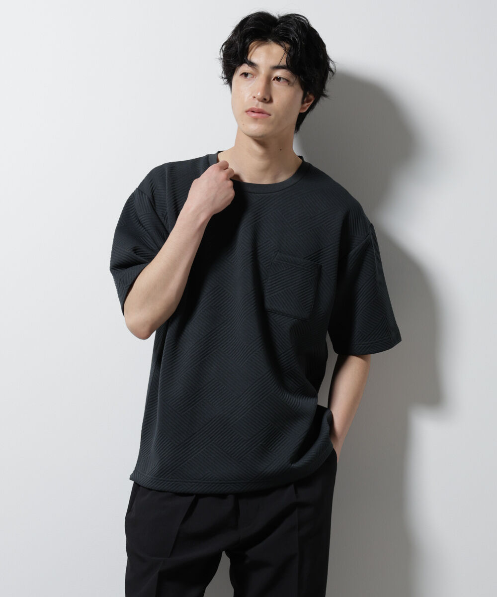 nano･universe「フクレジャガードポケットTシャツ」|Tシャツ・カットソー|