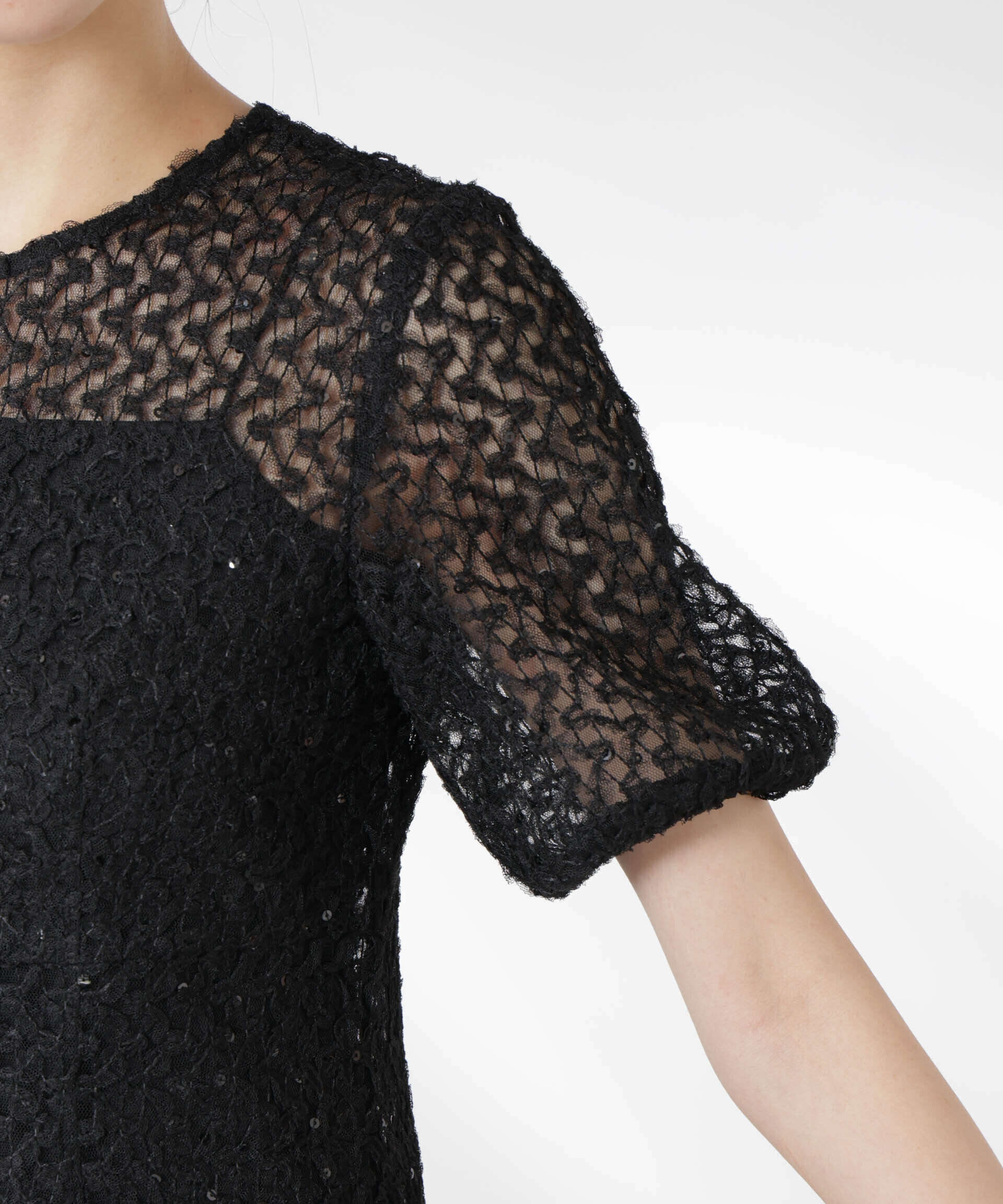 nano･universe「kaene/スパンコールレースドレス」|ワンピース|