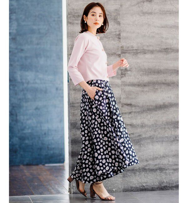 組曲「【組曲&times;setsuko sagittaire】ストレッチプリントスカート」|スカート|