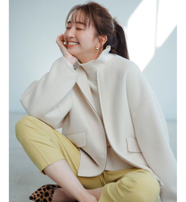 組曲「ウールカシミヤミックス ロールネック ニット」|ニット・セーター|