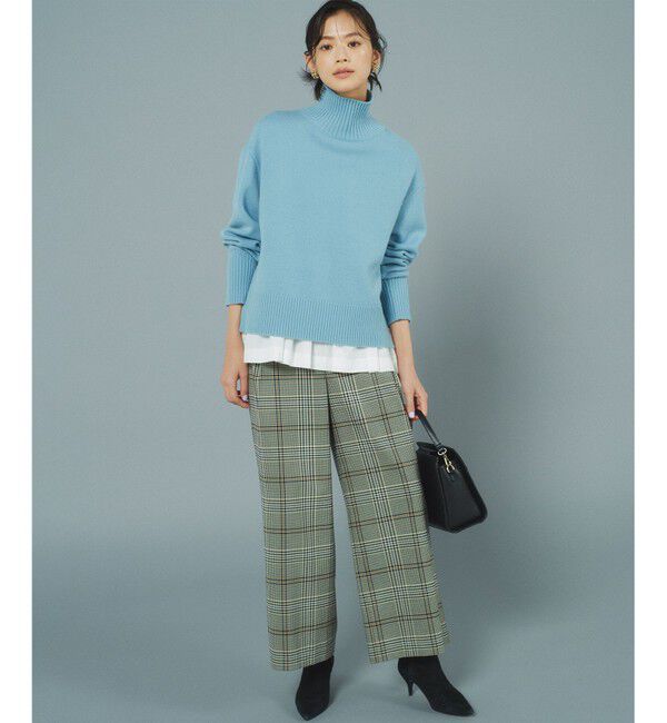 組曲「ウールカシミヤミックス ロールネック ニット」|ニット・セーター|ﾊﾟｳﾀﾞｰ