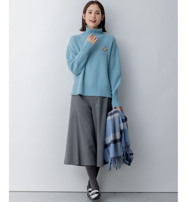 組曲「ウールカシミヤミックス ロールネック ニット」|ニット・セーター|