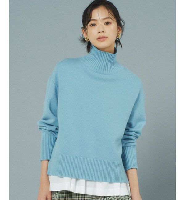 組曲「ウールカシミヤミックス ロールネック ニット」|ニット・セーター|