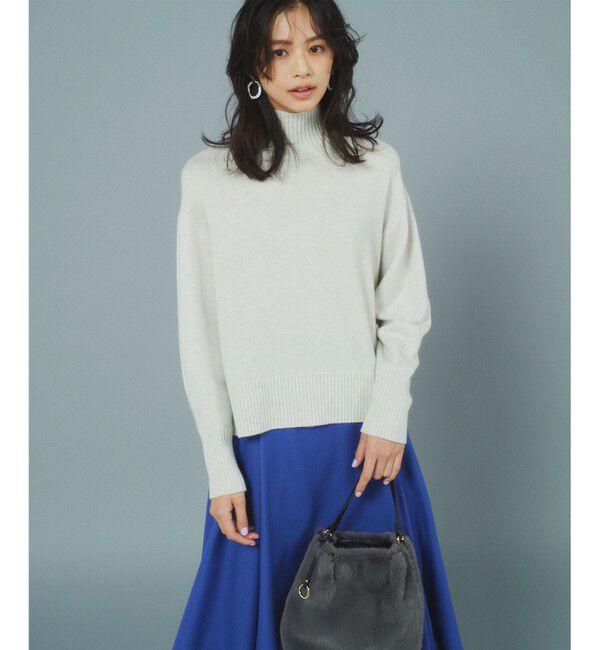 組曲「ウールカシミヤミックス ロールネック ニット」|ニット・セーター|【WEB限定】ｼ