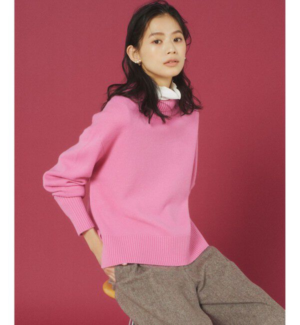 組曲「ウールカシミヤミックス ロールネック ニット」|ニット・セーター|【WEB限定】ﾛ