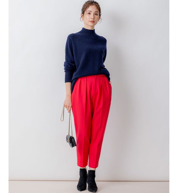 組曲「【8色展開・WEB限定】ウールカシミヤミックス ハイネック ニット」|ニット・セーター|