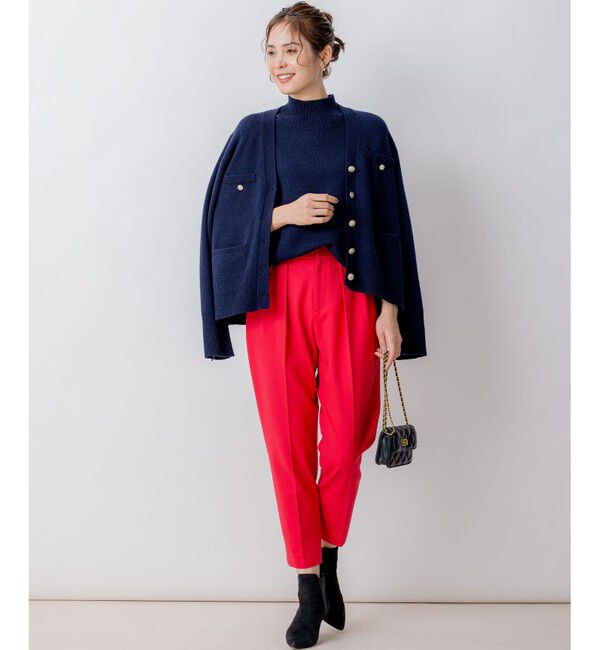 組曲「【8色展開・WEB限定】ウールカシミヤミックス ハイネック ニット」|ニット・セーター|