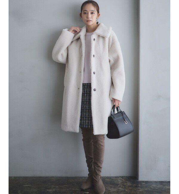 組曲「【8色展開・前後着用可】ウールカシミヤミックス パフスリーブ ニット」|ニット・セーター|