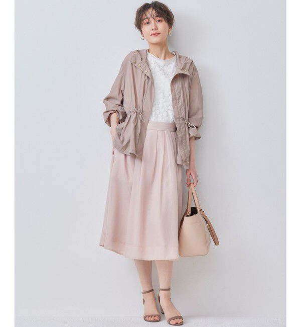 組曲「【洗える・シワになりにくい】カラーボイル シアーフレアスカート」|スカート|