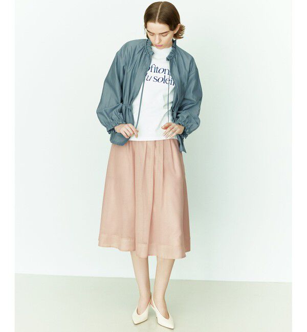 組曲「【洗える・シワになりにくい】カラーボイル シアーフレアスカート」|スカート|