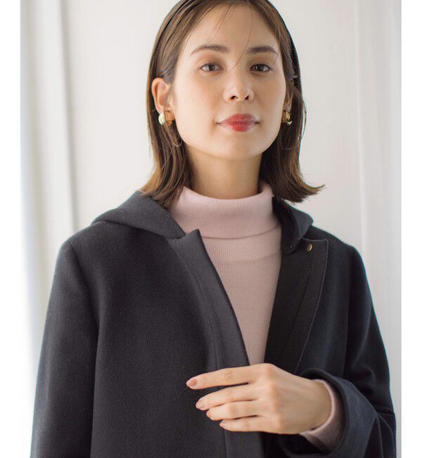 組曲「【WEB限定】ウールモッサ フーデットロングコート」|ミリタリー・モッズコート|
