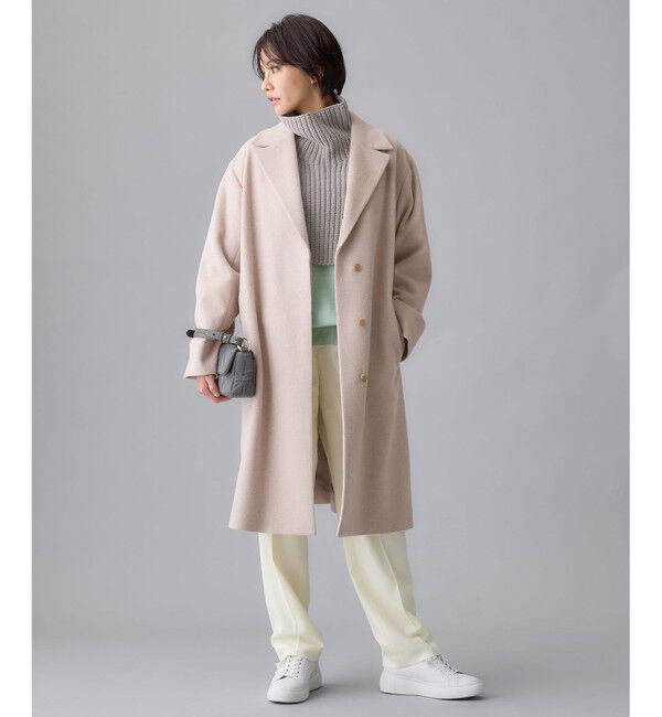 自由区「シャルムビーバーロング コート」|チェスターコート|