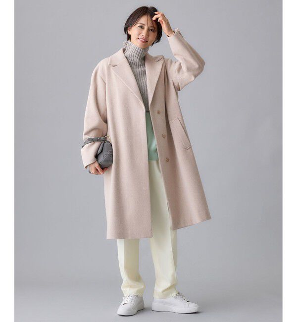 自由区「シャルムビーバーロング コート」|チェスターコート|