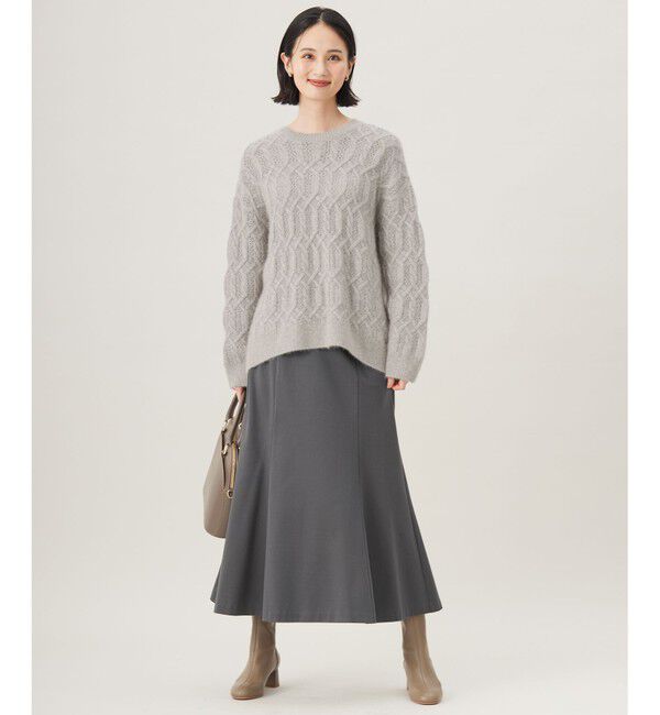 自由区「へアリーケーブル ニット」|ニット・セーター|