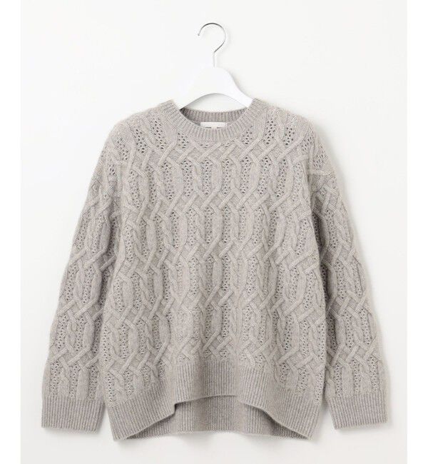 自由区「へアリーケーブル ニット」|ニット・セーター|