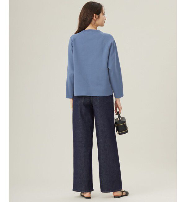 自由区「【洗える】パールディティールプルオーバー ニット」|ニット・セーター|