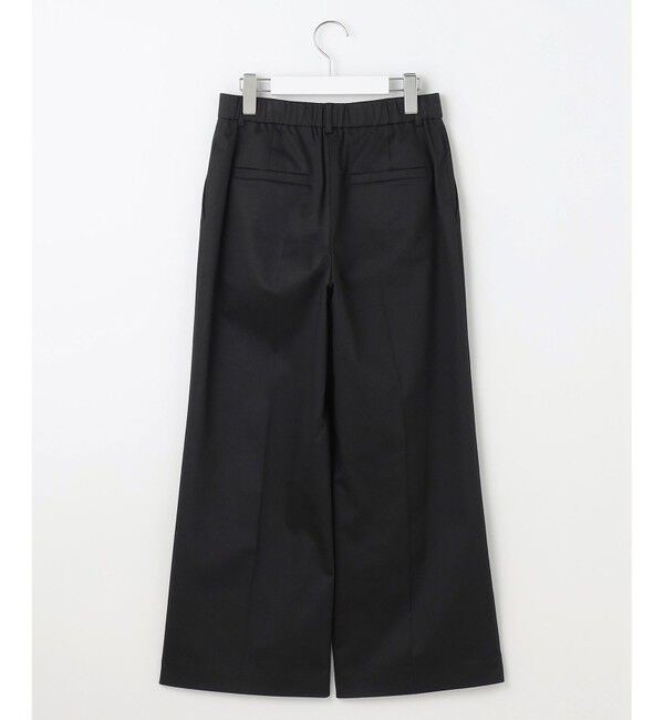 自由区「【UVカット・接触冷感・洗える】コットンサテンクロップド丈ワイドストレート パンツ」|その他|