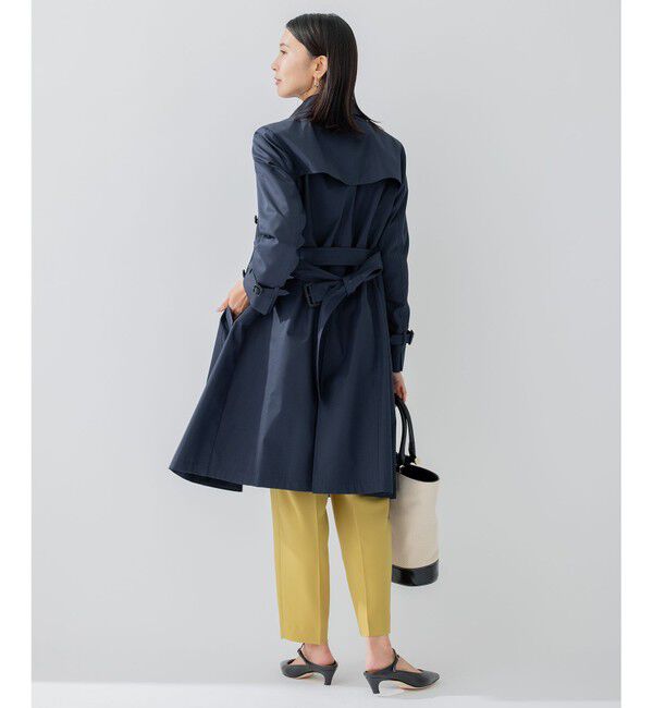 23区「コットンポリエステルギャバジン ロング トレンチコート」|トレンチコート|