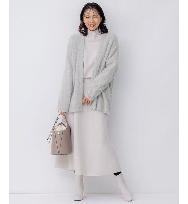 23区「【洗える】ウールカシミヤ ハイネック ニット」|ニット・セーター|