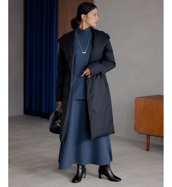 23区「【洗える】ウールカシミヤ ハイネック ニット」|ニット・セーター|