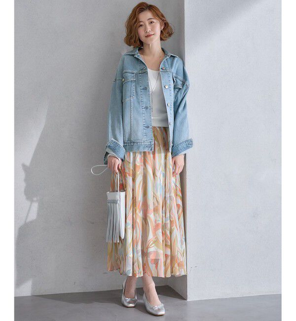 23区「【再入荷/RED CARD TOKYO&times;23区】オーバーサイズ デニム ジャケット」|デニムジャケット|