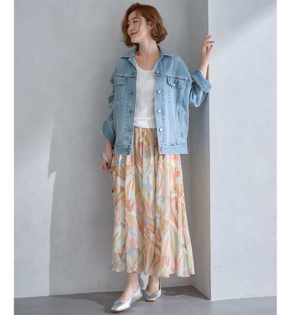 23区「【再入荷/RED CARD TOKYO&times;23区】オーバーサイズ デニム ジャケット」|デニムジャケット|