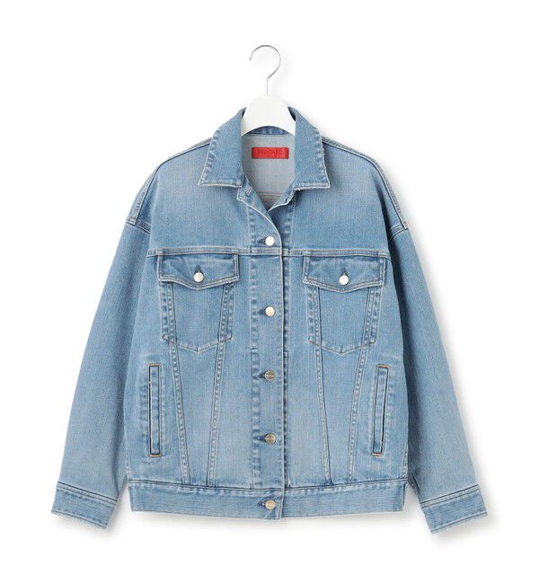 23区「【再入荷/RED CARD TOKYO&times;23区】オーバーサイズ デニム ジャケット」|デニムジャケット|