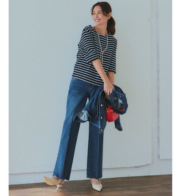 23区「【再入荷/RED CARD TOKYO&times;23区】オーバーサイズ デニム ジャケット」|デニムジャケット|