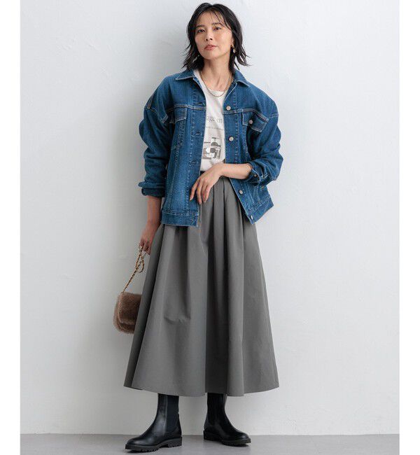 23区「【再入荷/RED CARD TOKYO&times;23区】オーバーサイズ デニム ジャケット」|デニムジャケット|