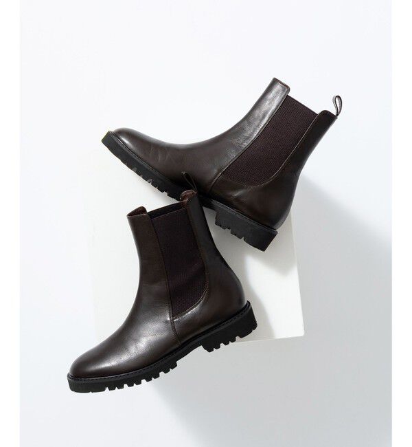 23区「【見上愛さん着用/VERY11月号掲載/新色追加】サイドゴア ブーツ」|ショートブーツ|ﾀﾞｰｸﾌﾞ