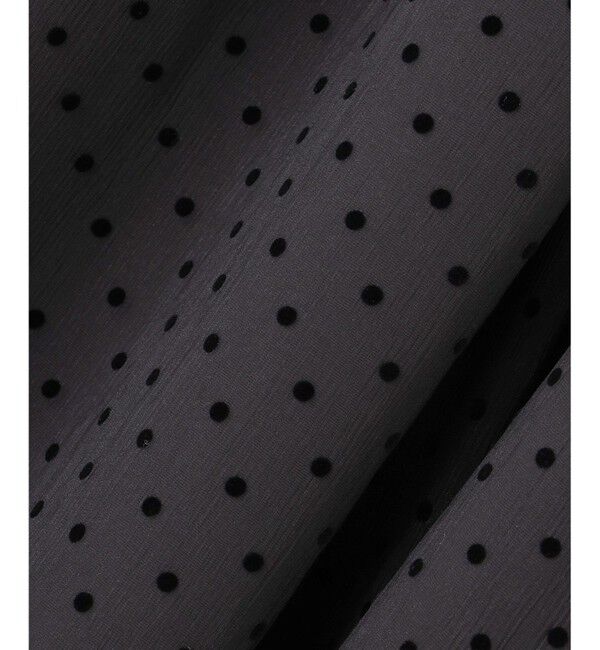 23区「【一部店舗限定/洗える】クレープドットフロッキー スカート」|スカート|