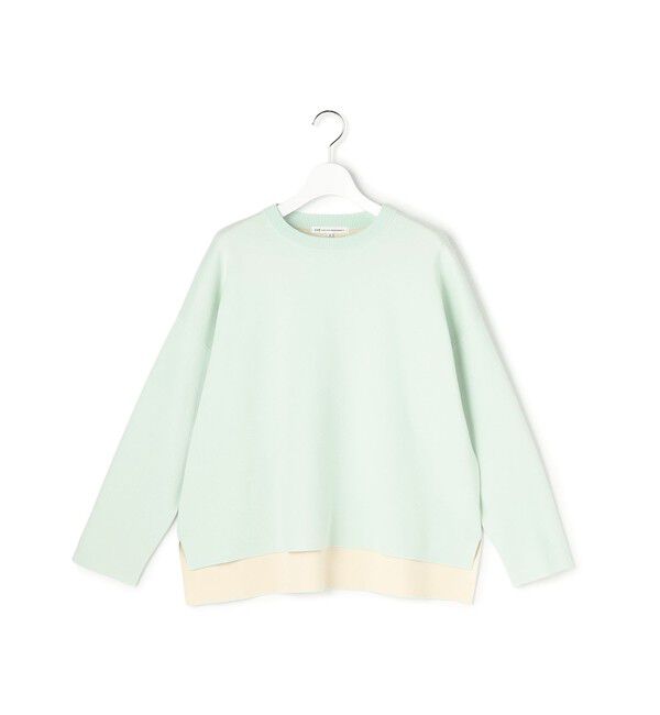 23区「バイカラーダブルフェイス ニット」|ニット・セーター|