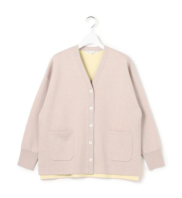 23区「バイカラーダブルフェイス ニット カーディガン」|カーディガン|