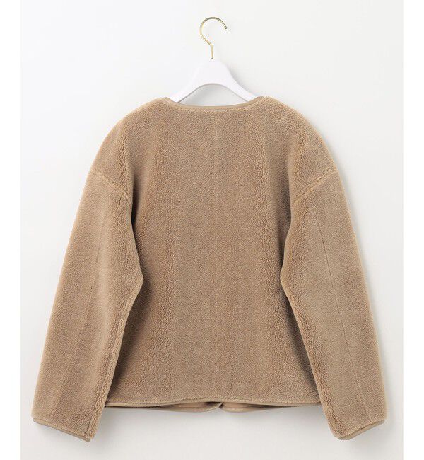 any SiS「【2WAY】リバーシブルショートボア アウター」|ノーカラージャケット|