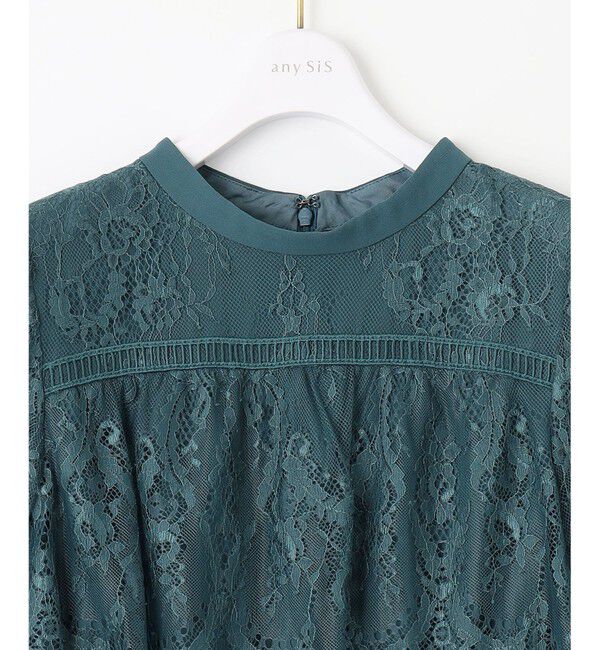 any SiS「【洗える】レーシーケープ ドレス」|ドレス|