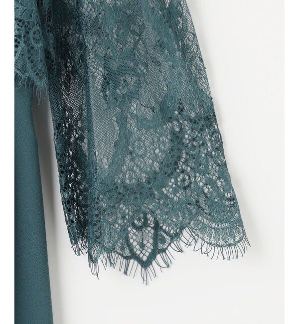 any SiS「【洗える】レーシーケープ ドレス」|ドレス|