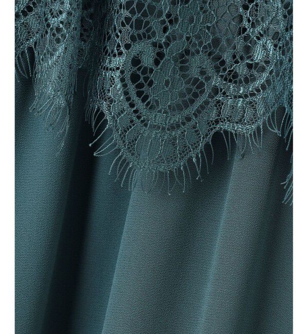 any SiS「【洗える】レーシーケープ ドレス」|ドレス|