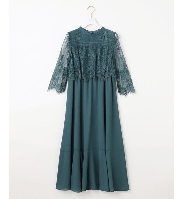 any SiS「【洗える】レーシーケープ ドレス」|ドレス|