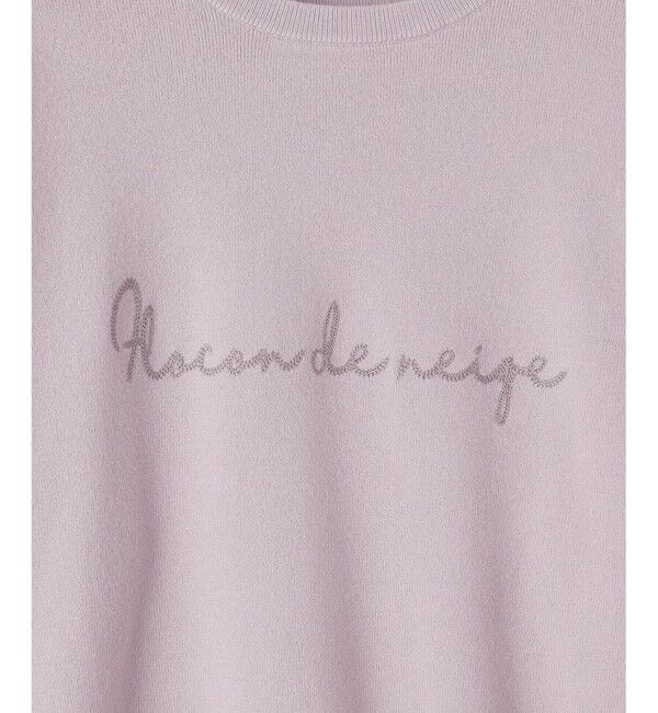 ANY SIS「【洗える】ロゴ刺繍 ニット」|ニット・セーター|