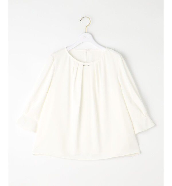 any SiS「【洗える】ラッフルフレアジョーゼット ブラウス」|シャツ・ブラウス|