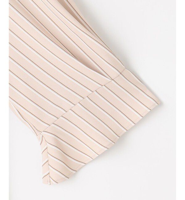 any SiS「【洗える】ラッフルフレアジョーゼット ブラウス」|シャツ・ブラウス|