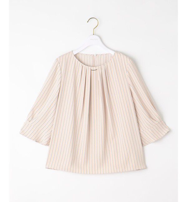 any SiS「【洗える】ラッフルフレアジョーゼット ブラウス」|シャツ・ブラウス|