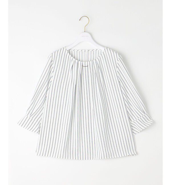 any SiS「【洗える】ラッフルフレアジョーゼット ブラウス」|シャツ・ブラウス|